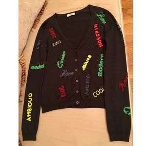 Moschino Beaded Cardigan